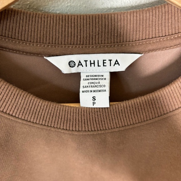 Athleta Retroplush Velvet Crewneck Sweatshirt small - Picture 5 of 7